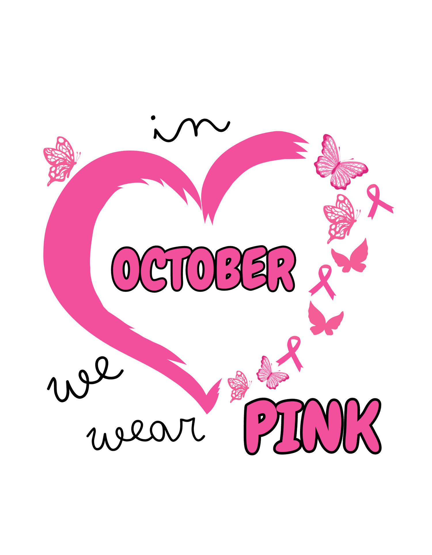 In October we Wear Pink!