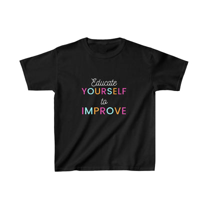 Educate Yourself to Improve! | Boys Shirt