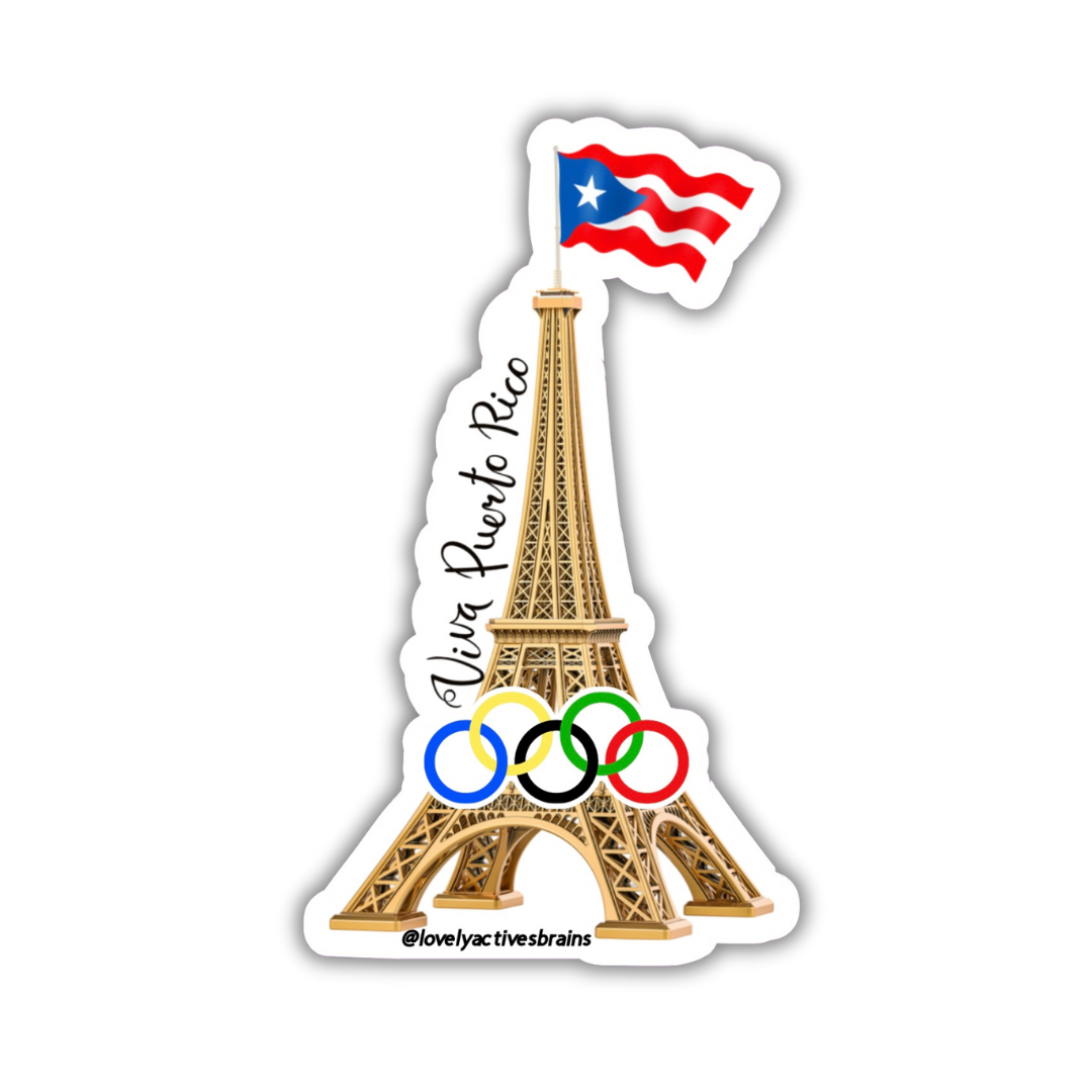 Puerto Rico en París | Sticker