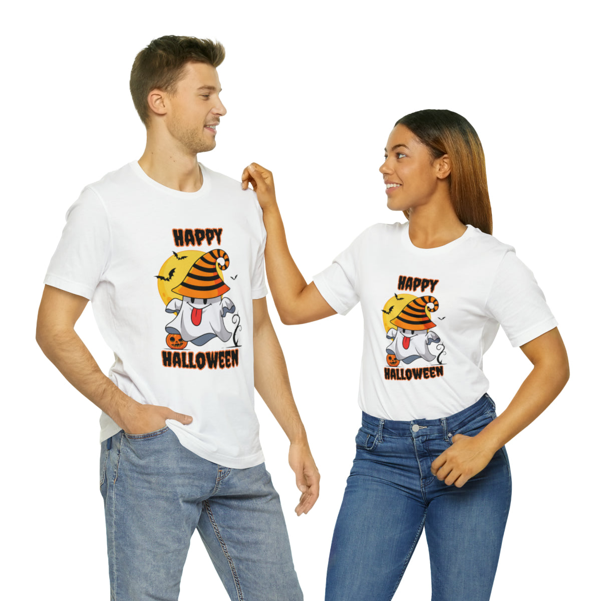 Crazy Ghost in Halloween! | Camisa Unisex