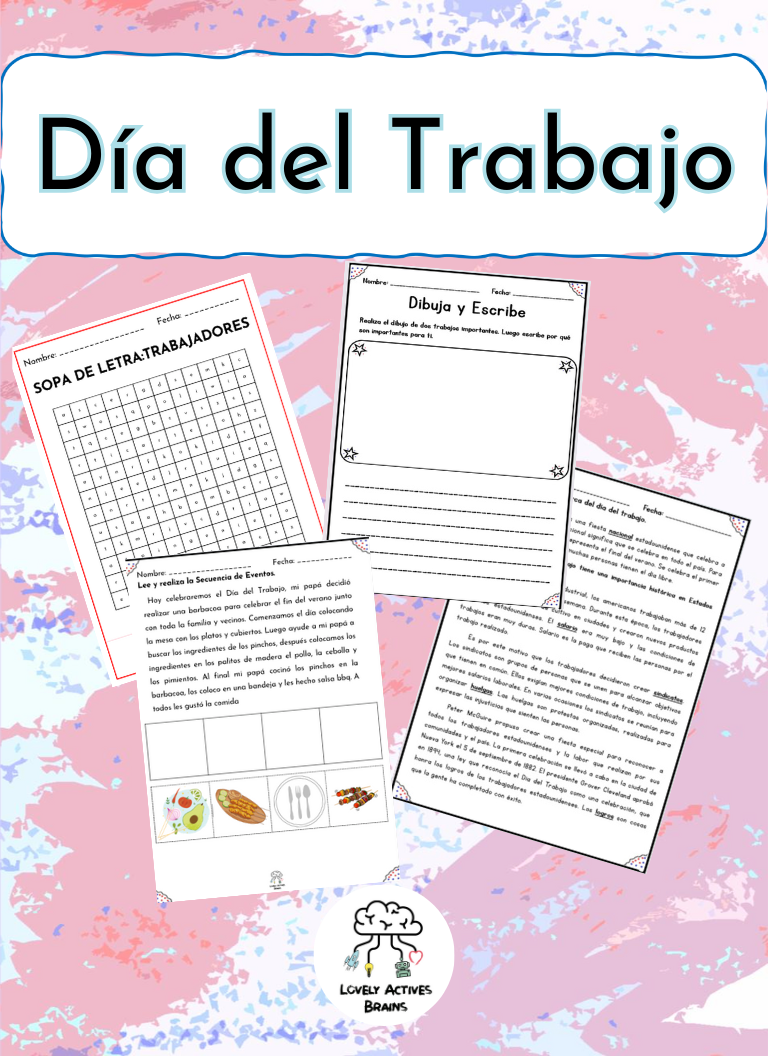 Día del Trabajo| Hojas de Ejercicios| PDF