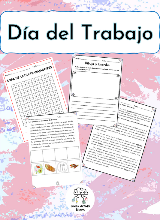 Día del Trabajo| Hojas de Ejercicios| PDF