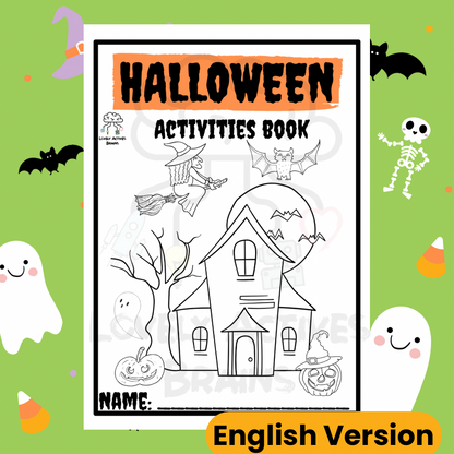 Halloween Activities Book: English Version