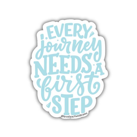 Brain Every Journey | Sticker