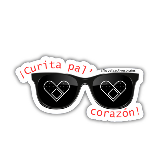 Curita pal’ corazón | Sticker