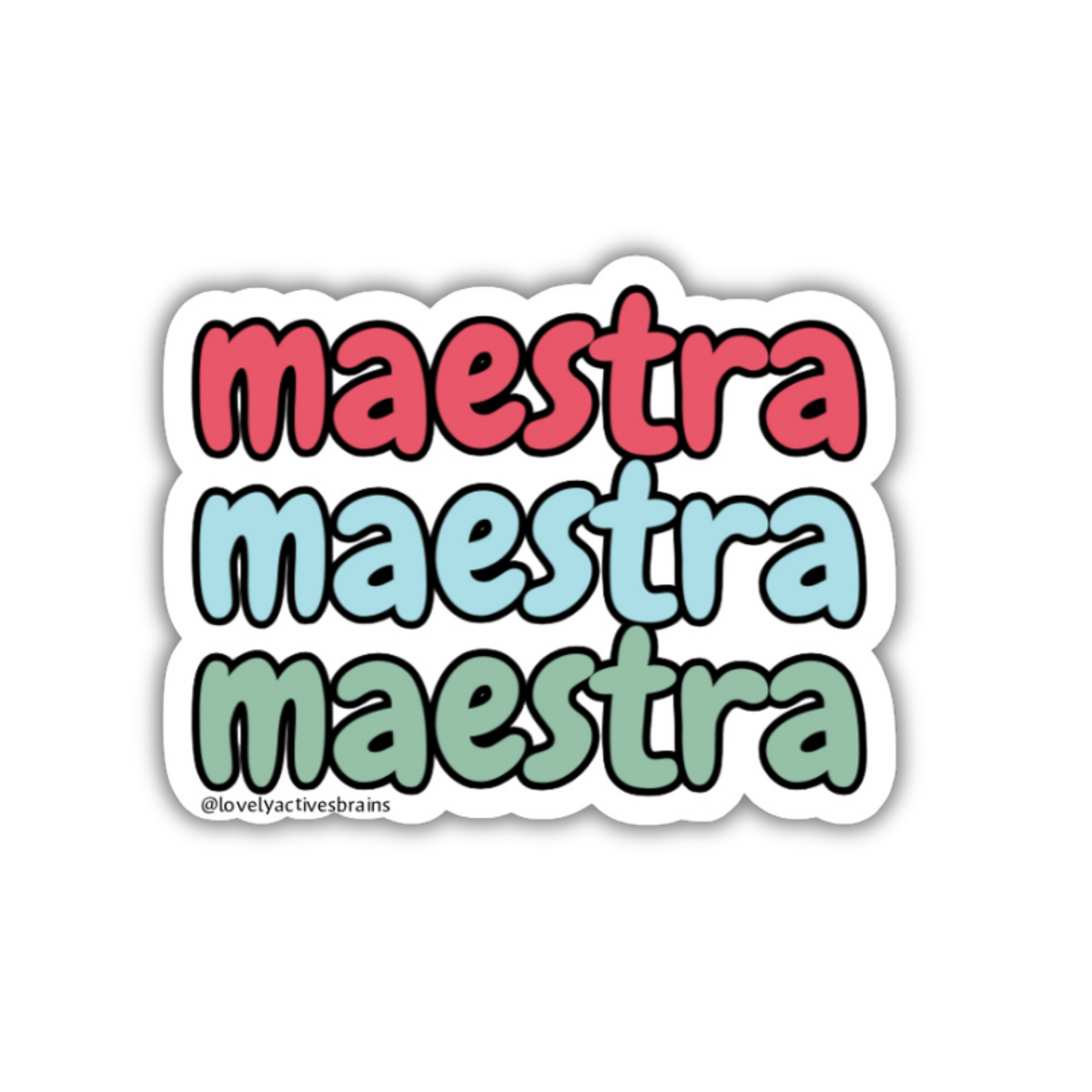 Maestra | Sticker