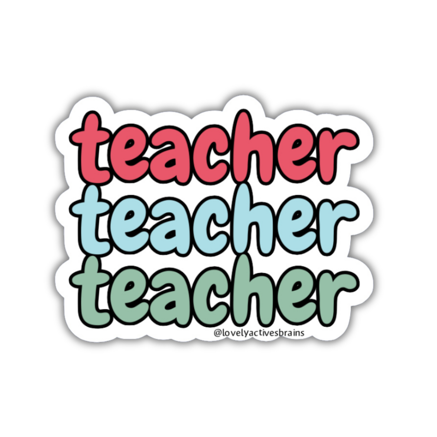 Teacher |Sticker