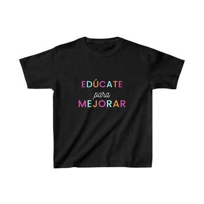 Educate yourself to Improve | Boys Shirt