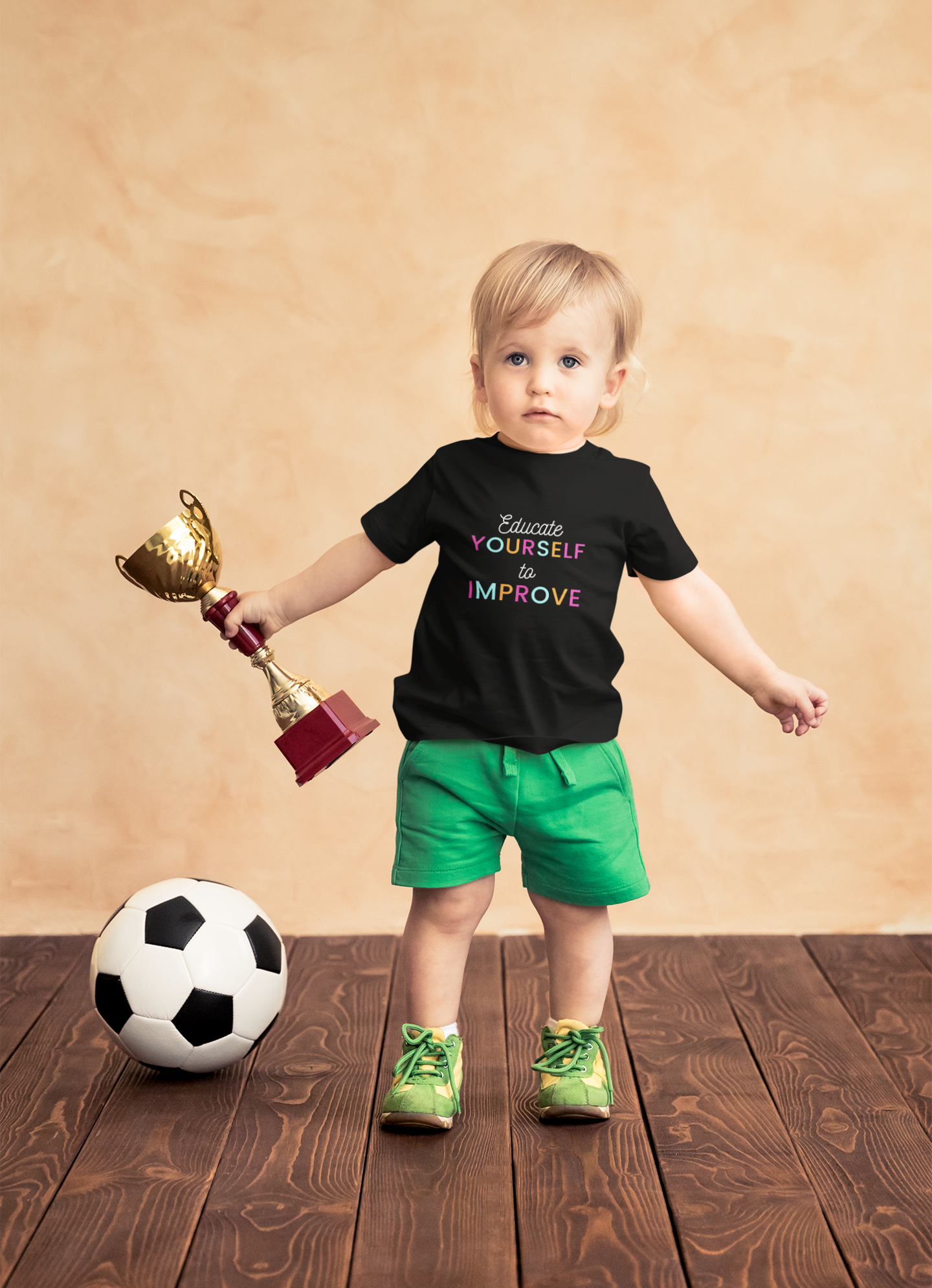 Educate Yourself to Improve! | Infants Shirt