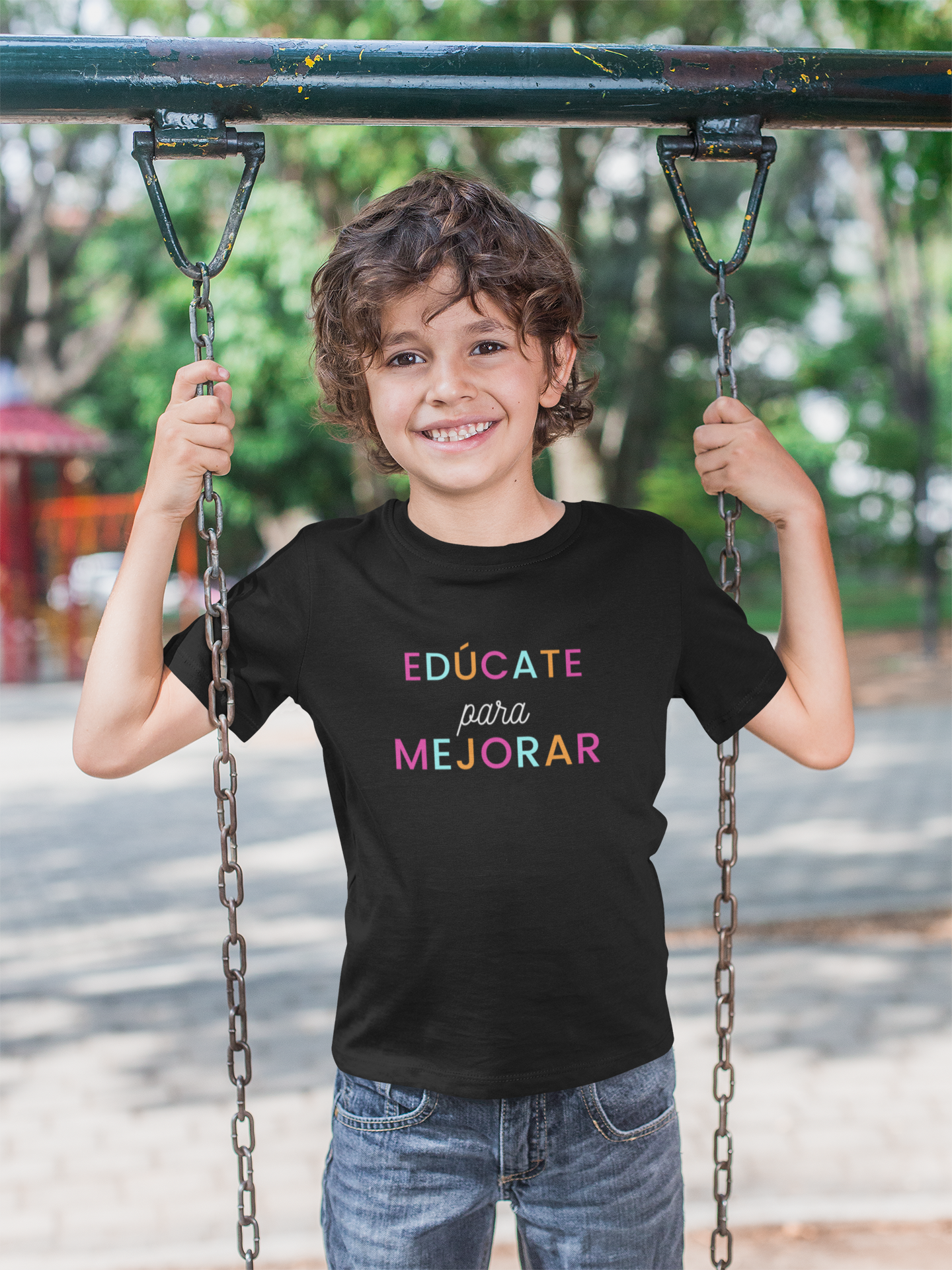 Educate yourself to Improve | Boys Shirt