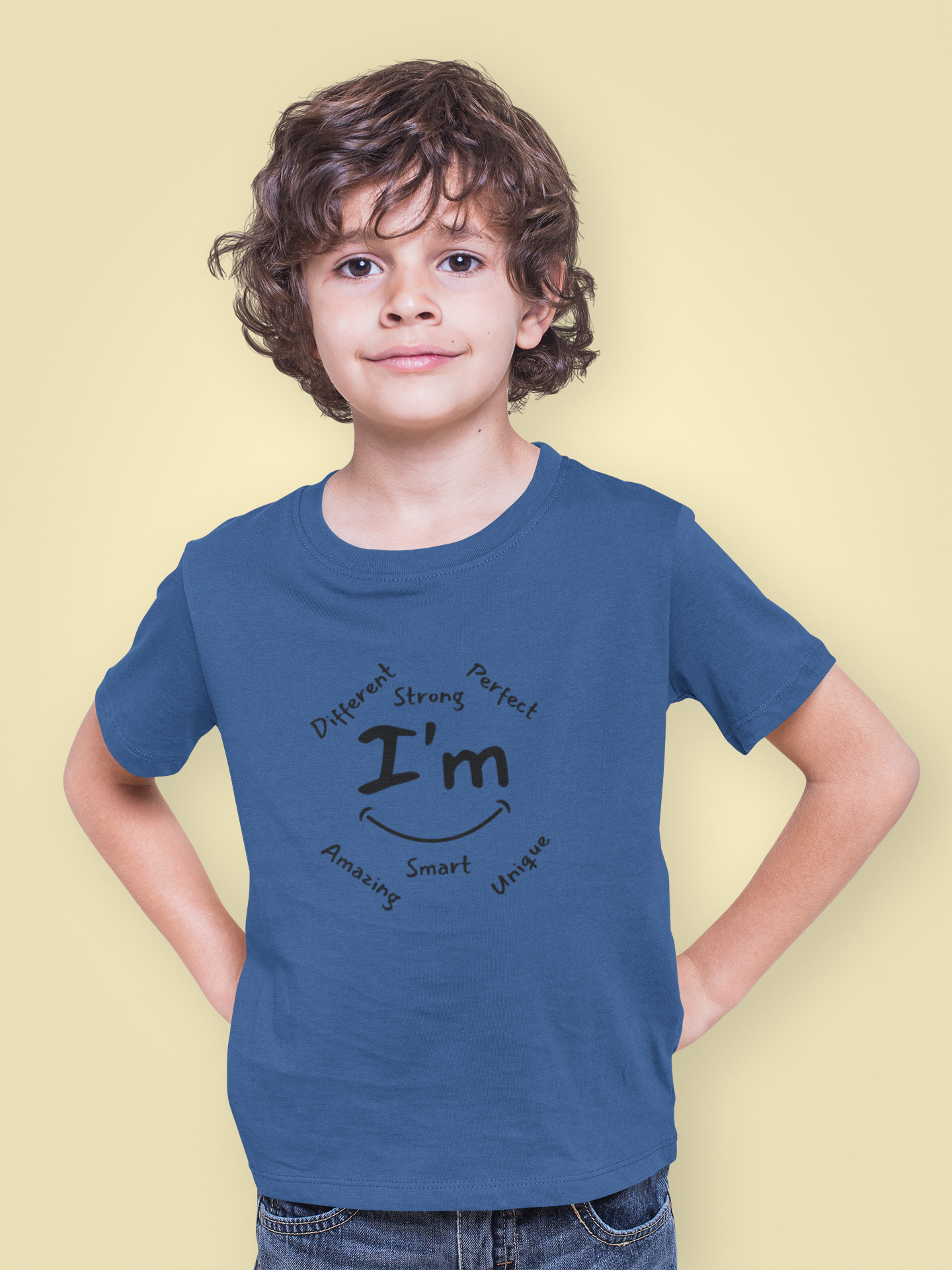 I'm Motivational Words | Boys Shirt