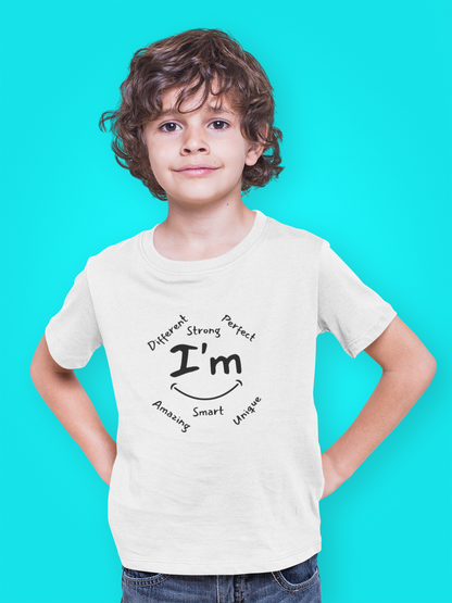 I'm Motivational Words | Boys Shirt