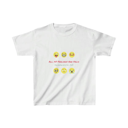 My feelings are valid | Boys Shirt